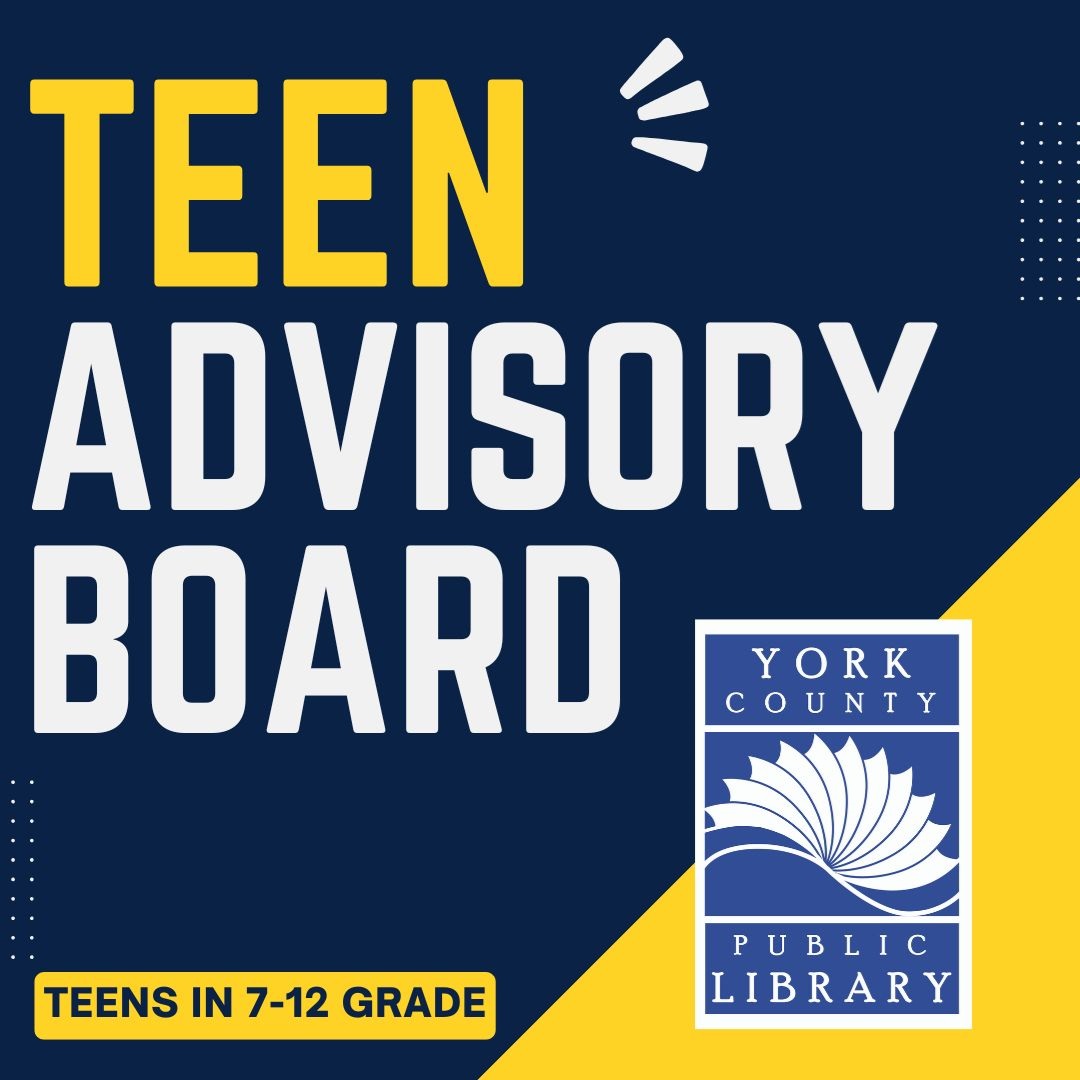 York county logo with the words teen advisory board