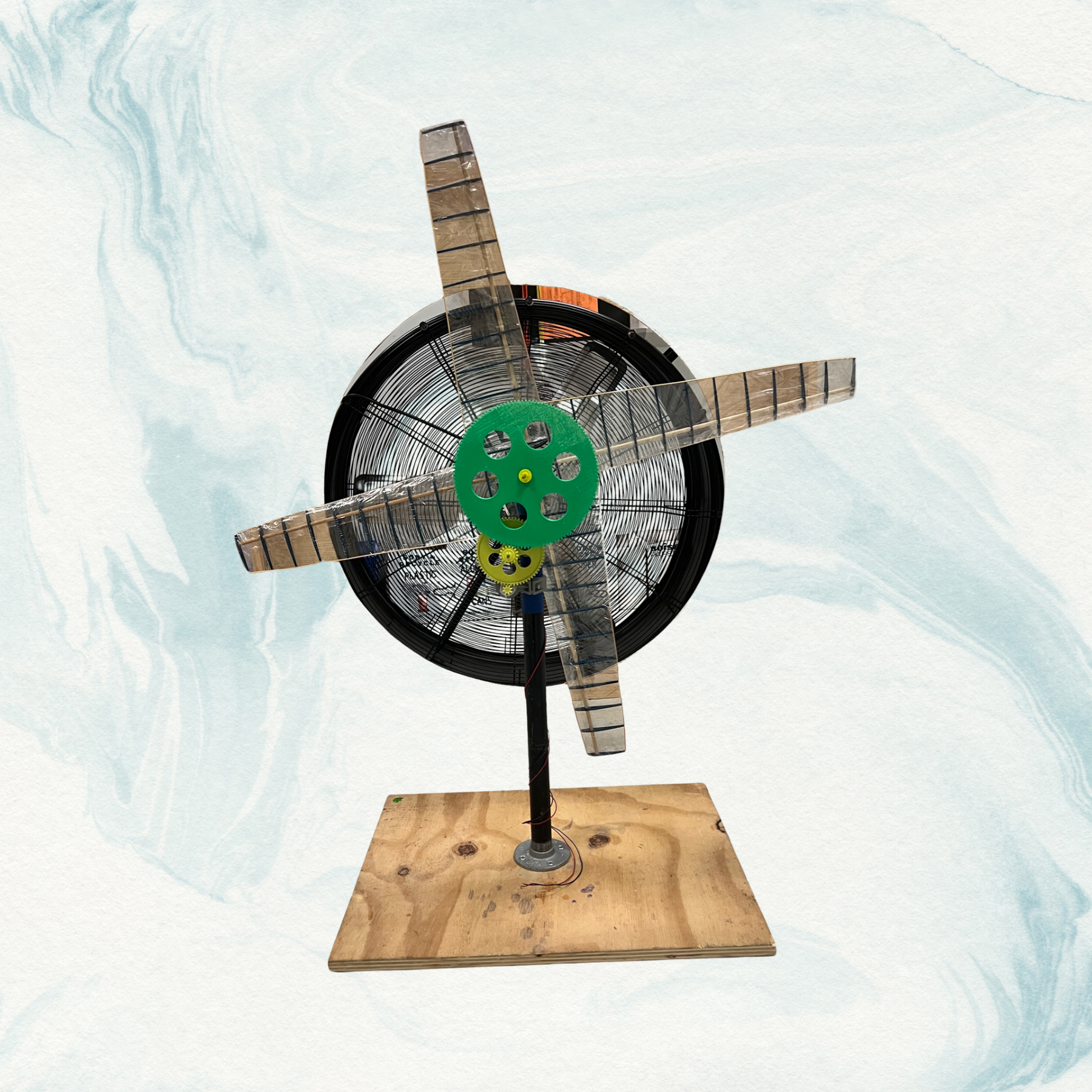 Homemade wind turbine