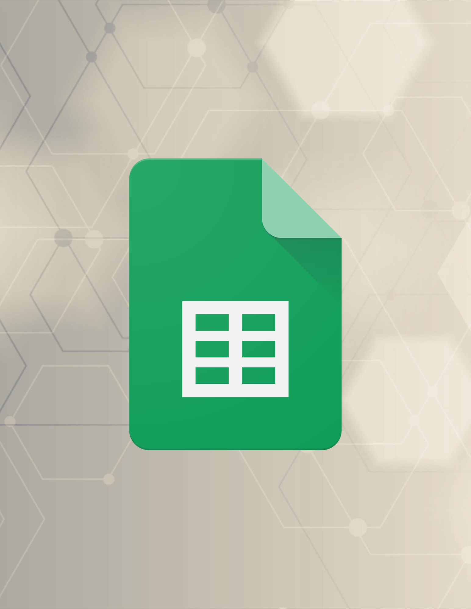 Logo for the Google Sheets computer application