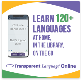 Learn 120+ languages at home, in the library, on the go. Transparent Language Online