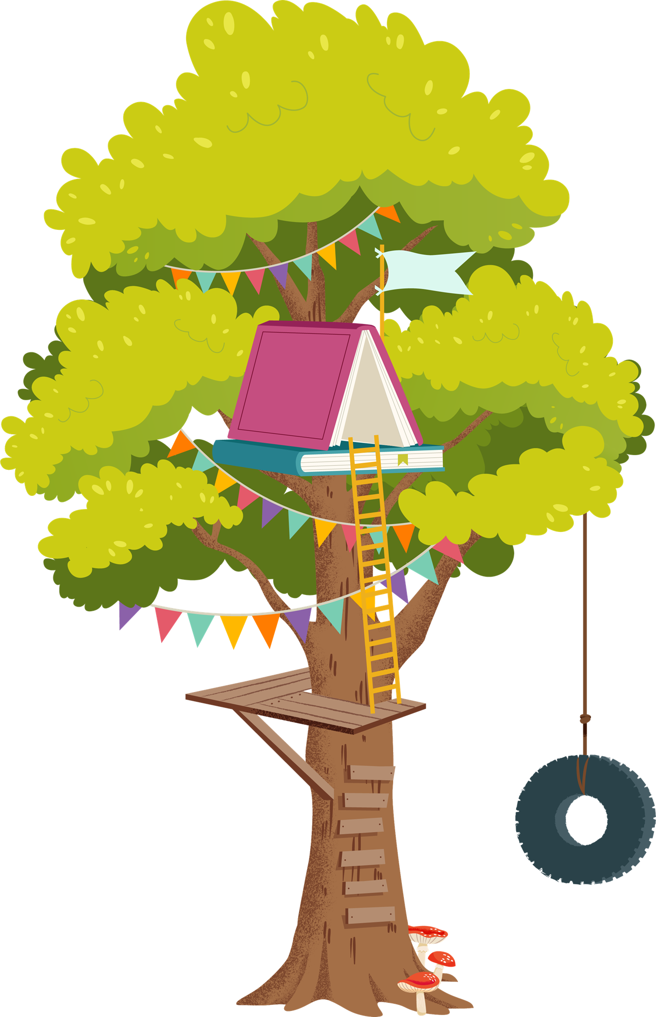 Icons - Book Treehouse - Green