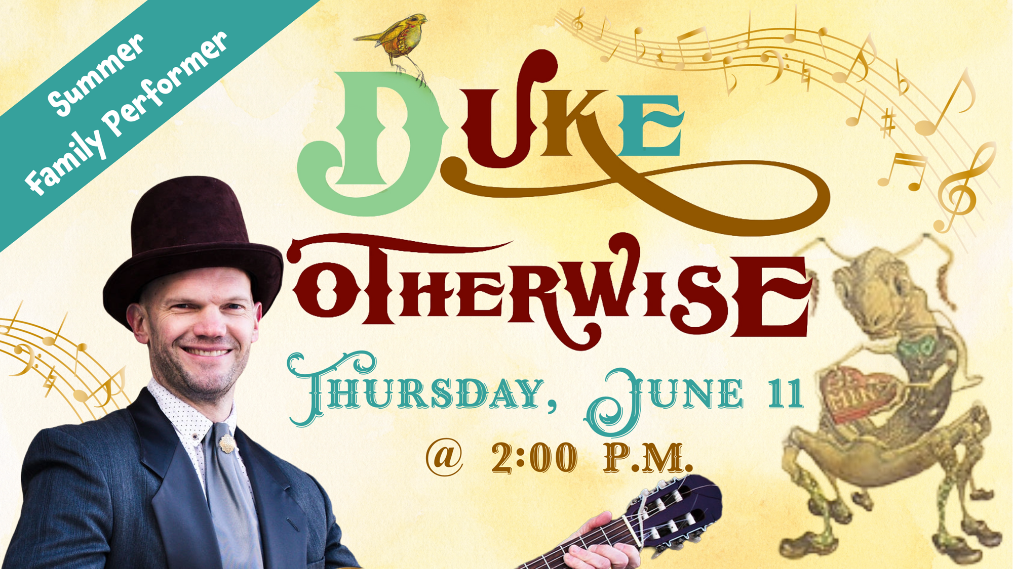 Duke Otherwise, Thursday, June 11, 2:00 PM
