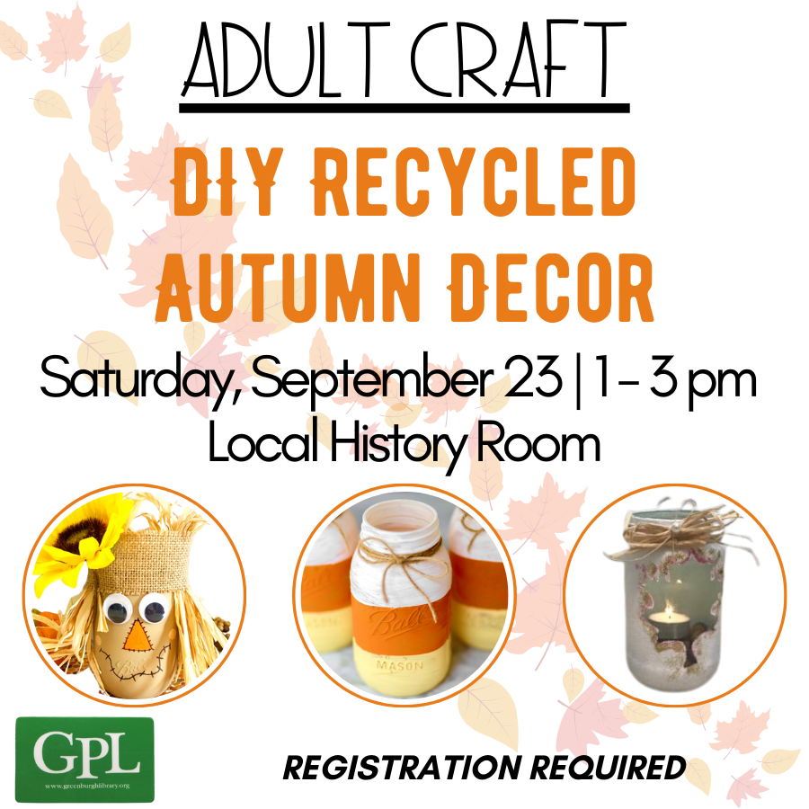 Adult Craft: DIY Recycled Autumn Decor