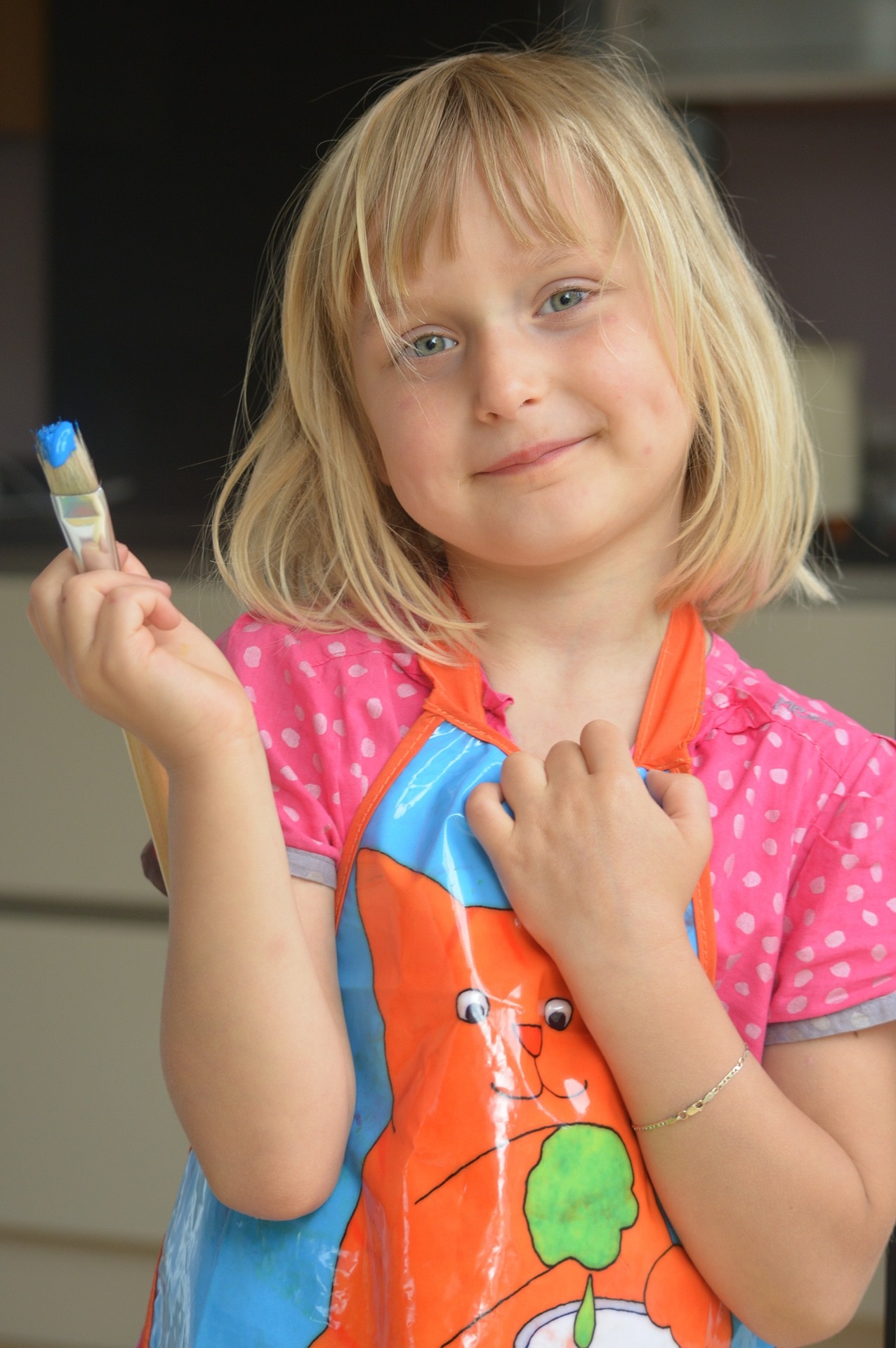 Girl painting