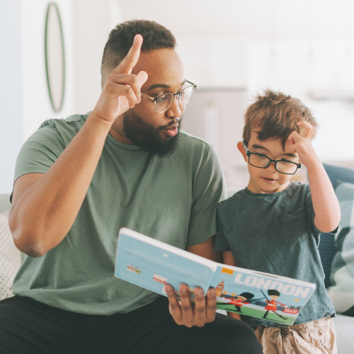 STEM icons arranged in the shape of a molecule