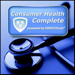 A stethescope with the words Consumer Health Complete.