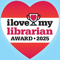 I Love My Librarian Award Logo