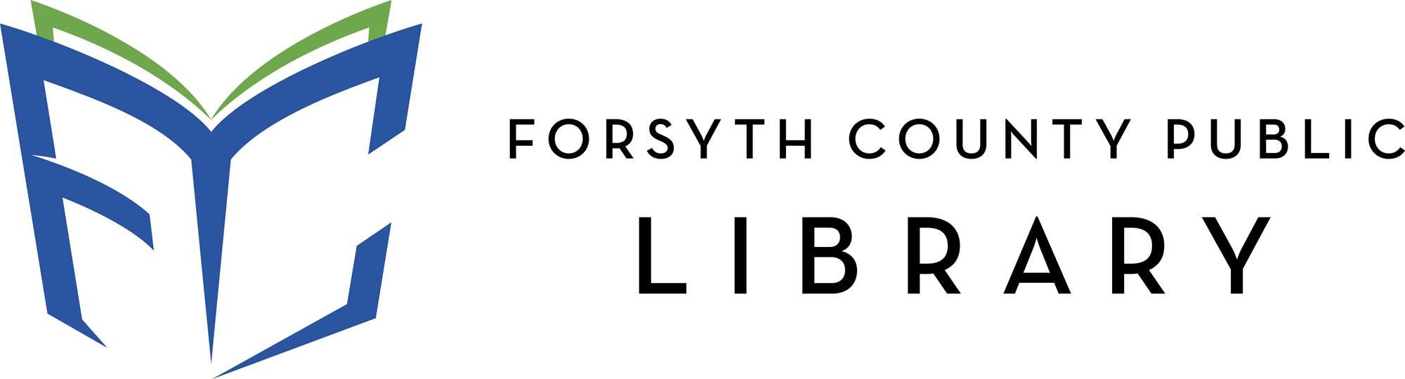 Color Forsyth County Public Library logo.