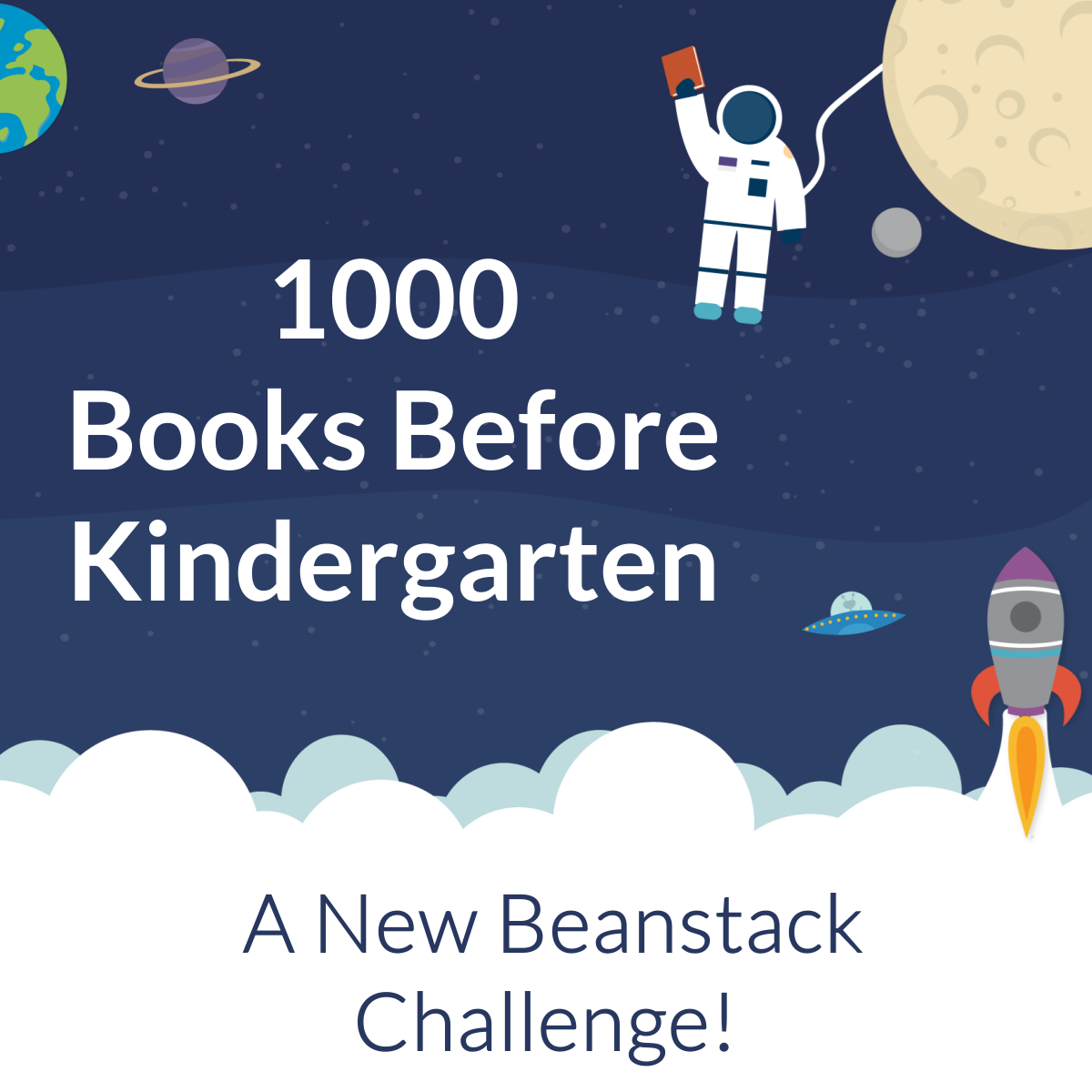 outer space graphic with an astronaut