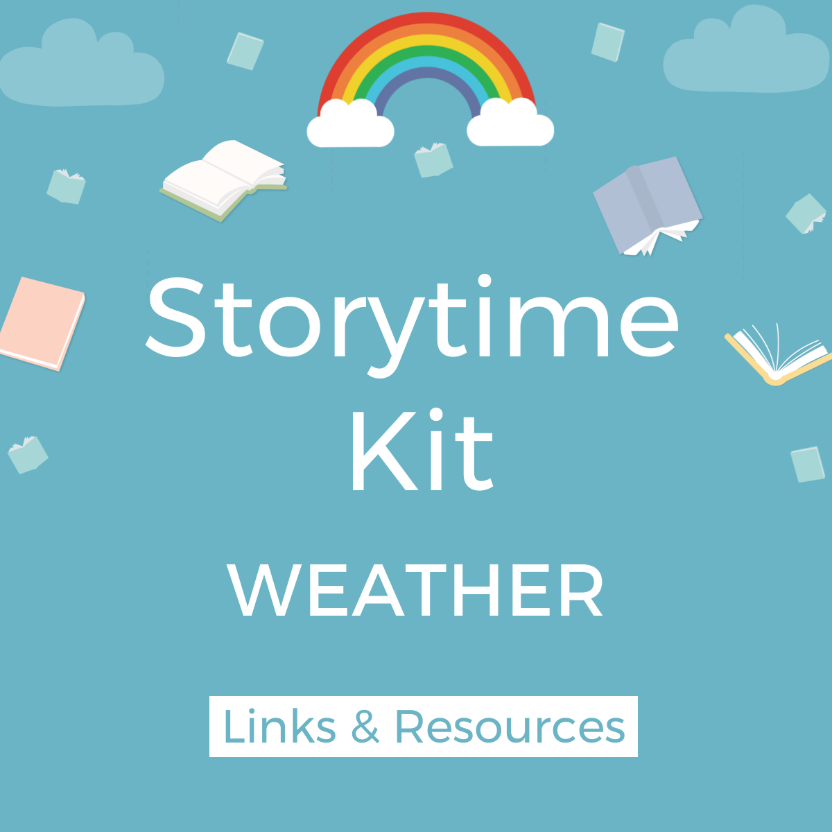 graphic of weather storytime kit