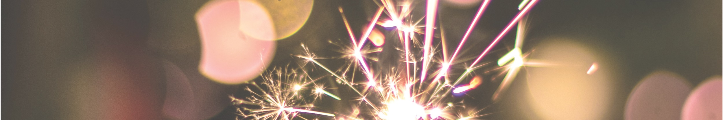 lights of a small firework