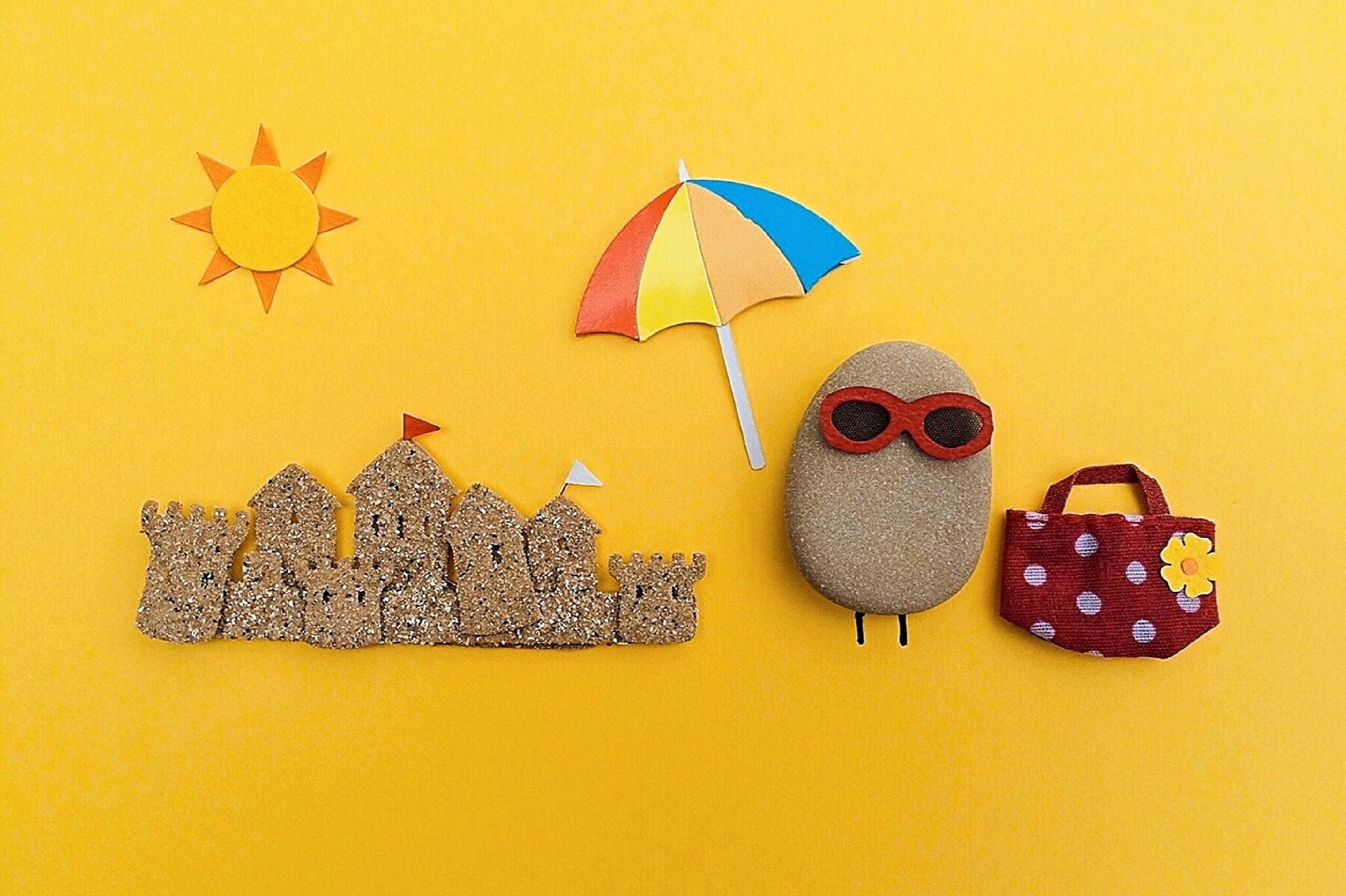 Kids summer vacation beach childrens