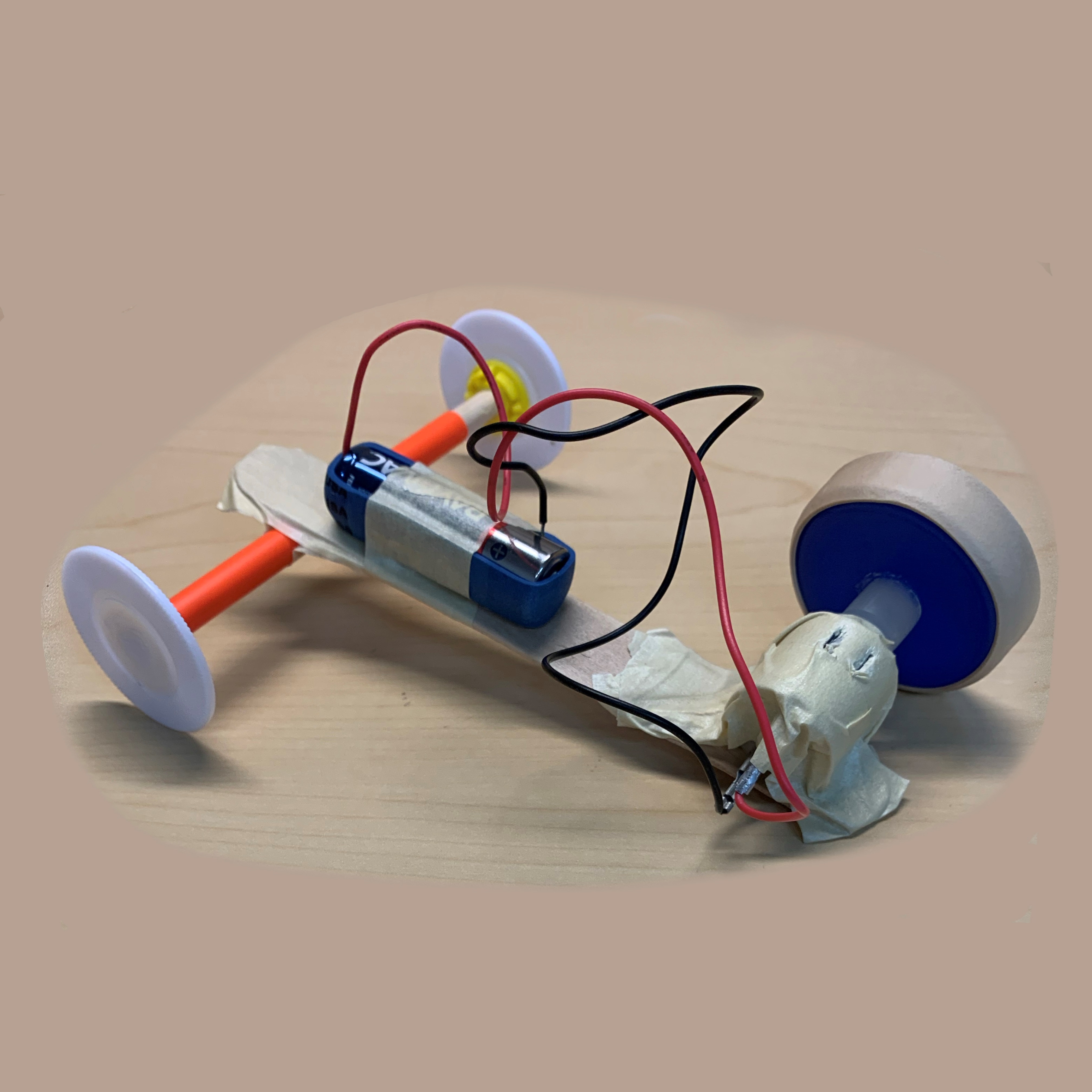 photo of a wheel racer