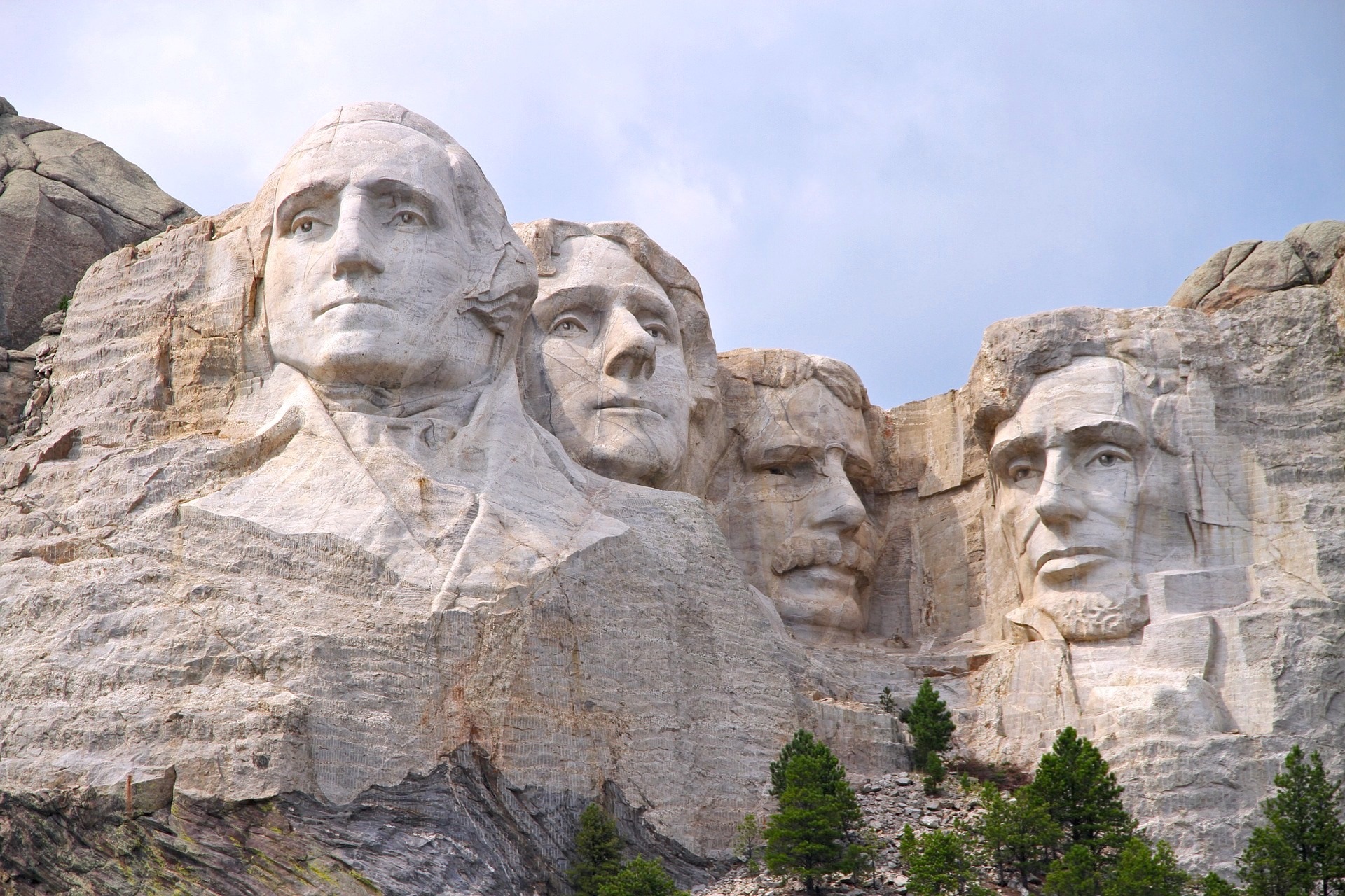 USA Mount Rushmore on Presidents Day
