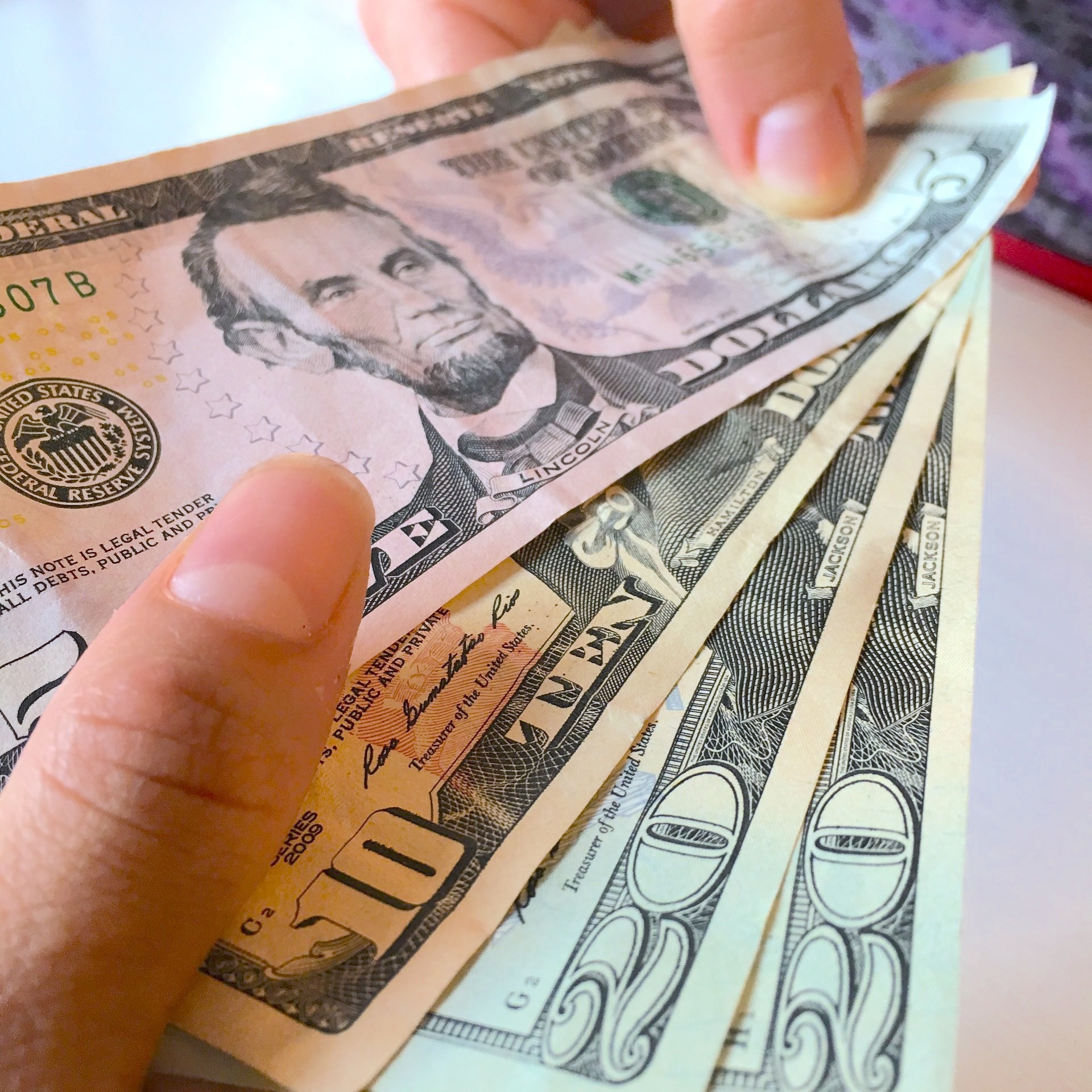 cash in hand