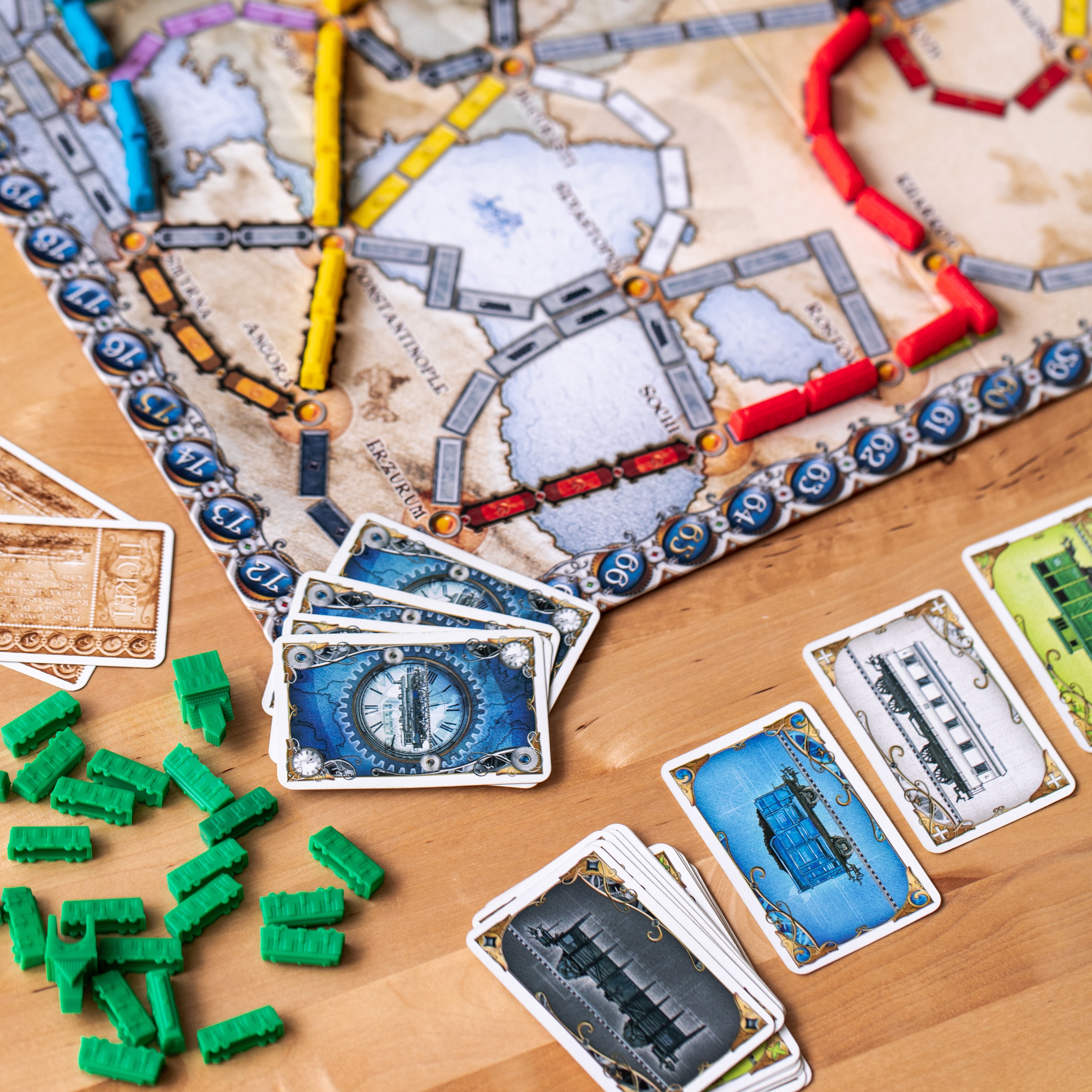 board game setup