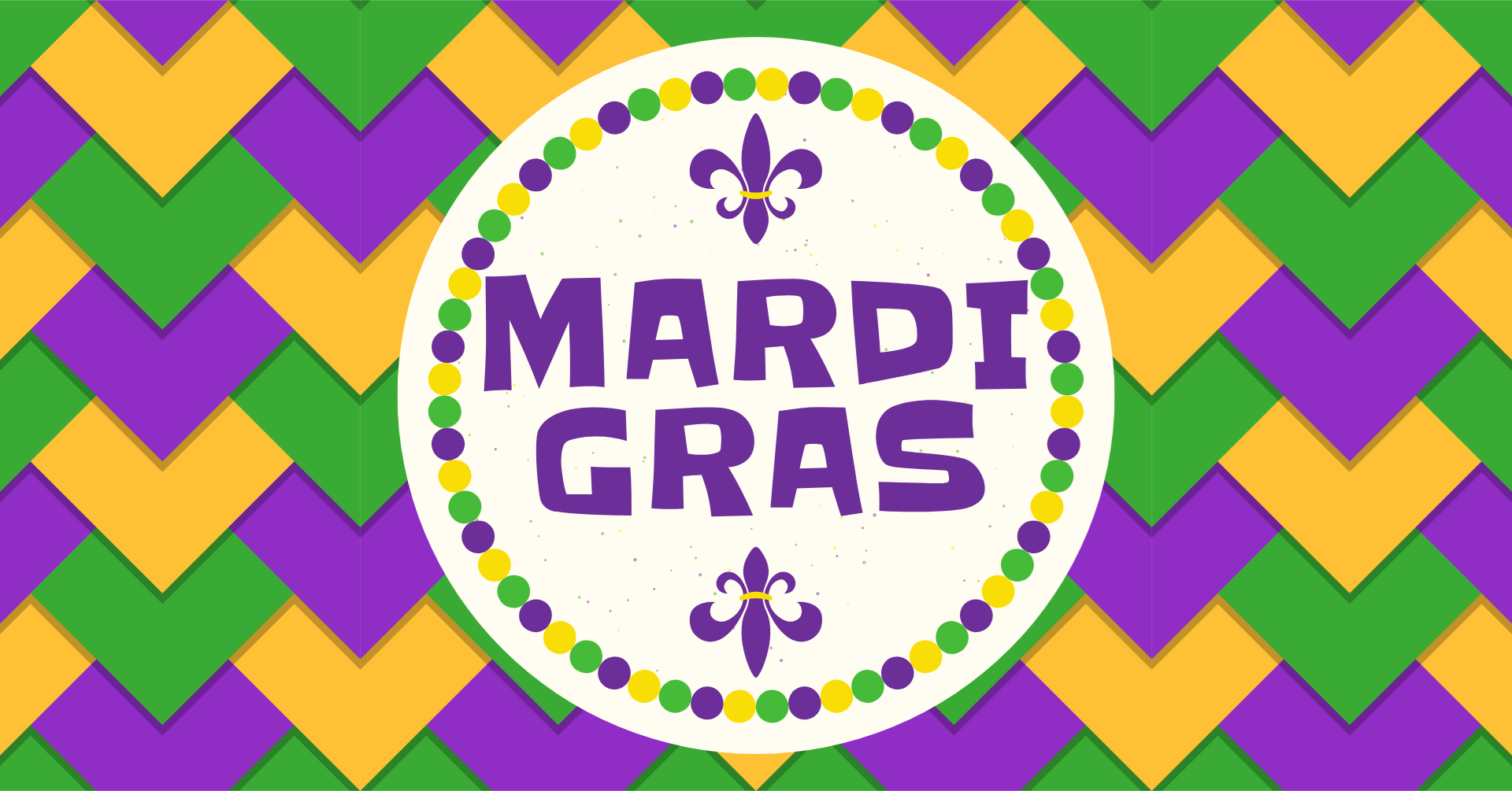 Mardi Gras logo.