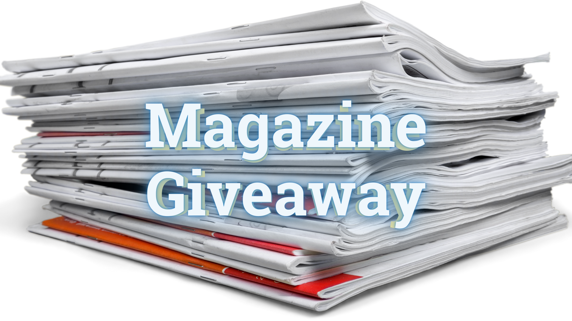 Stack of magazines