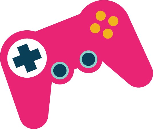 Icons - Game Controller - Pink