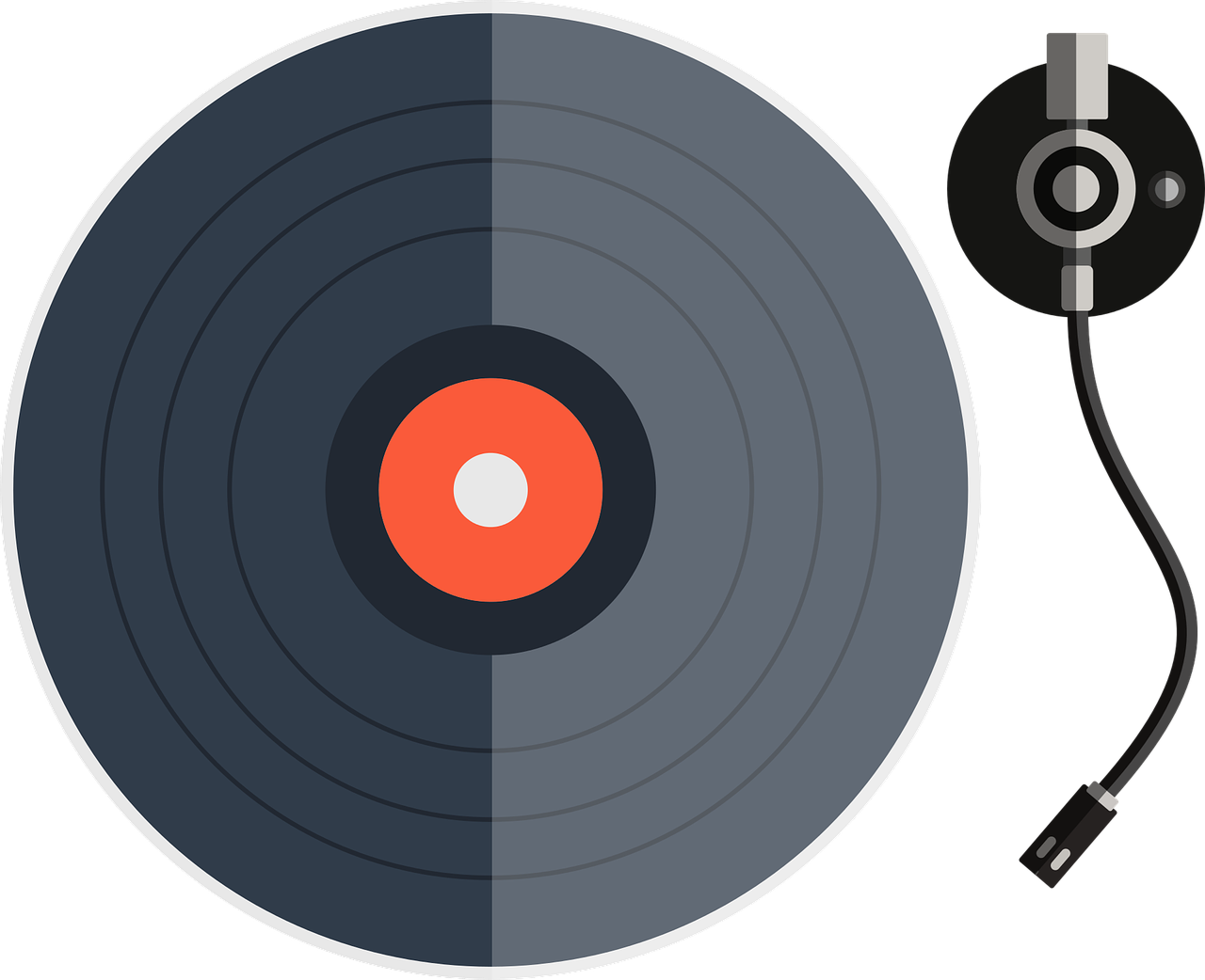 Vinyl records music old vintage icons