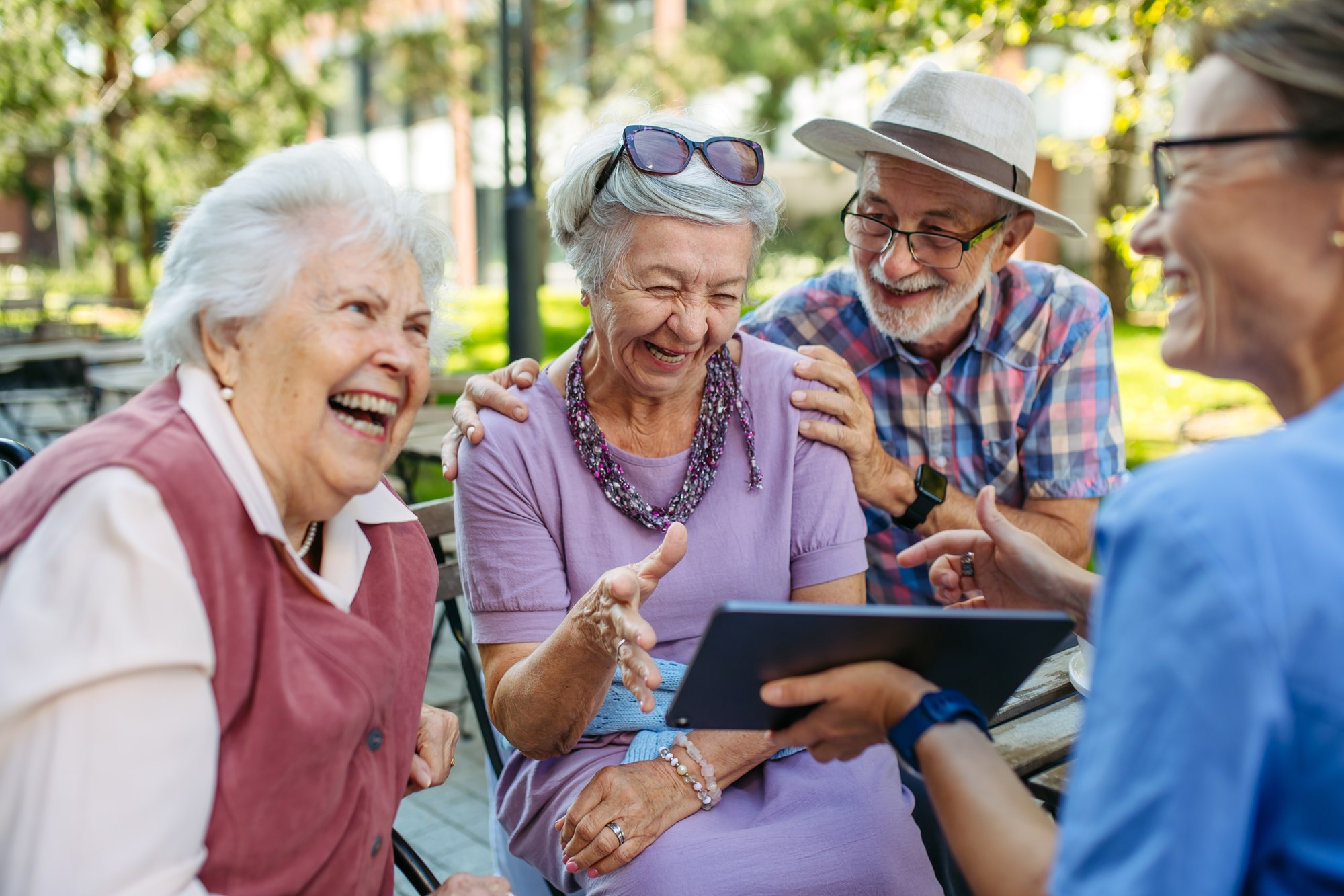 Group of Senior People Learning to Work with Digital Technology