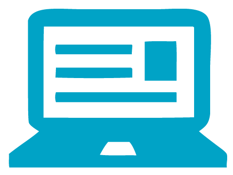 Icons Infographics Blue Computers Technology