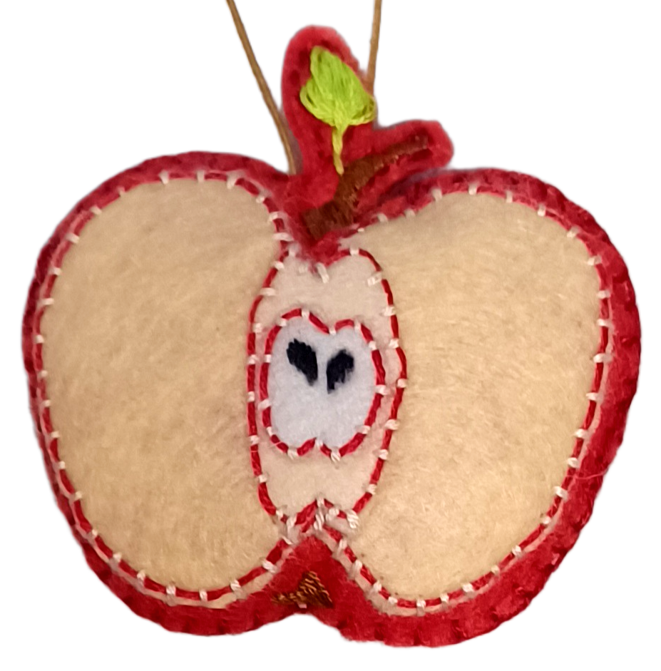 Learn to Embroider: Apple