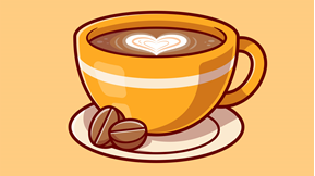 illustrated cup of coffee
