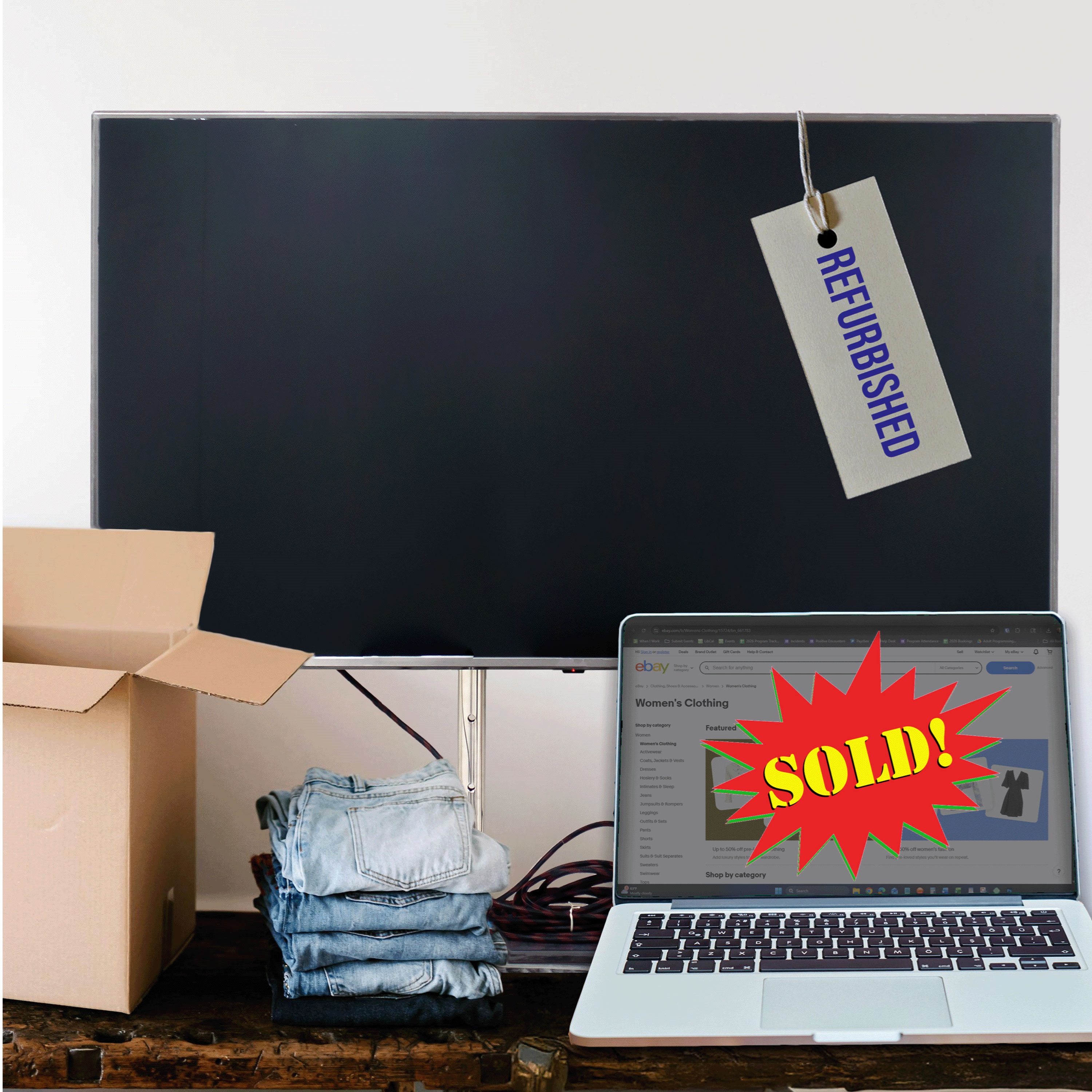 computers and items to sell