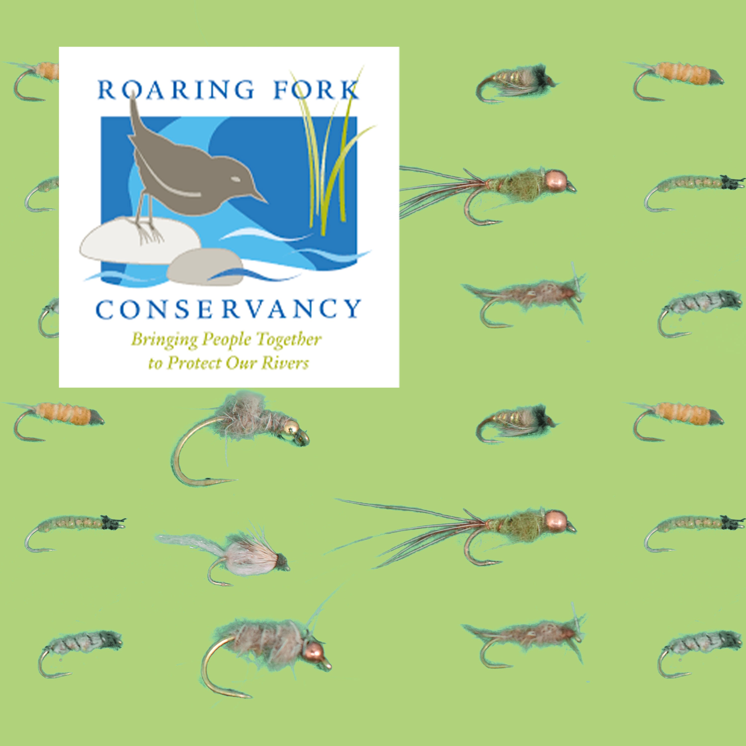 RFC logo and fishing flies 
