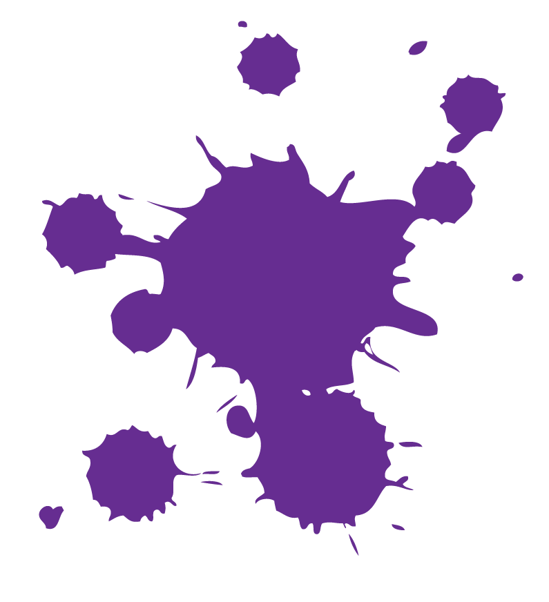 Purple Paint Splat