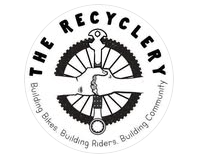 The Recyclery logo two hands holding a wrench 