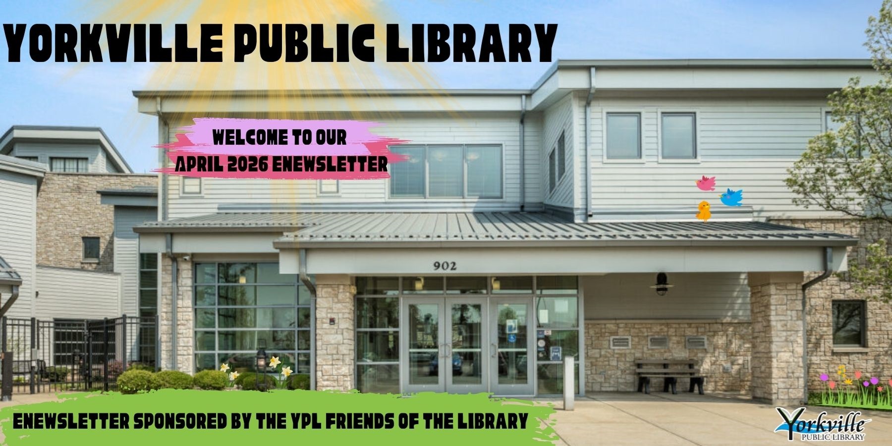 Image of Yorkville Public Library Entrance