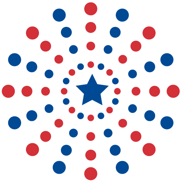 Icons - Fireworks - Red Blue