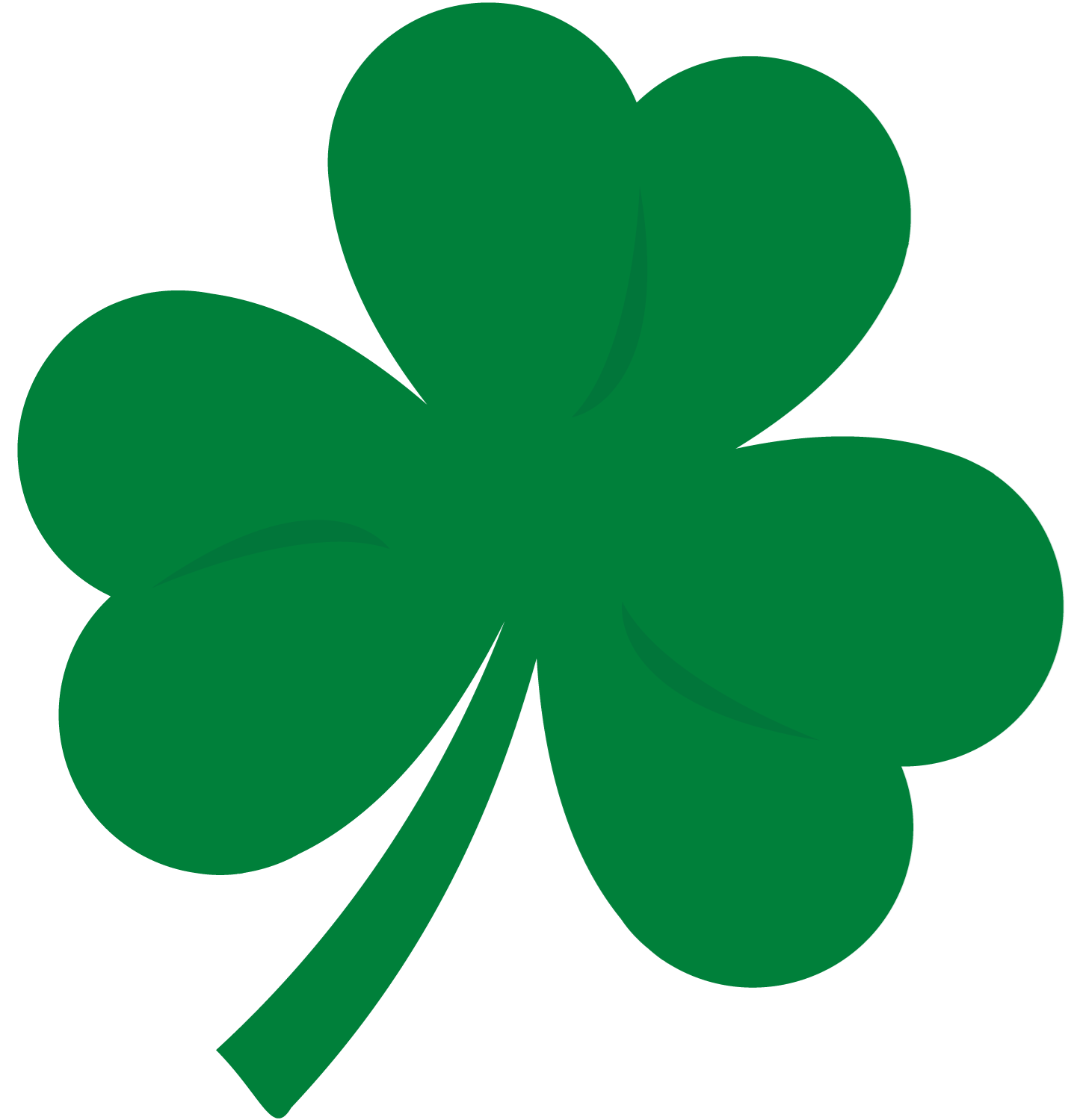 icons - st patricks day 2 shamrock clover leaves leaf green