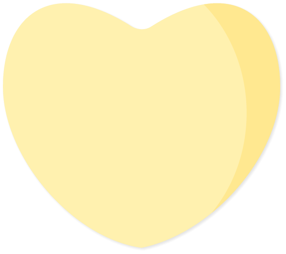 Icons - Candy Heart - Yellow