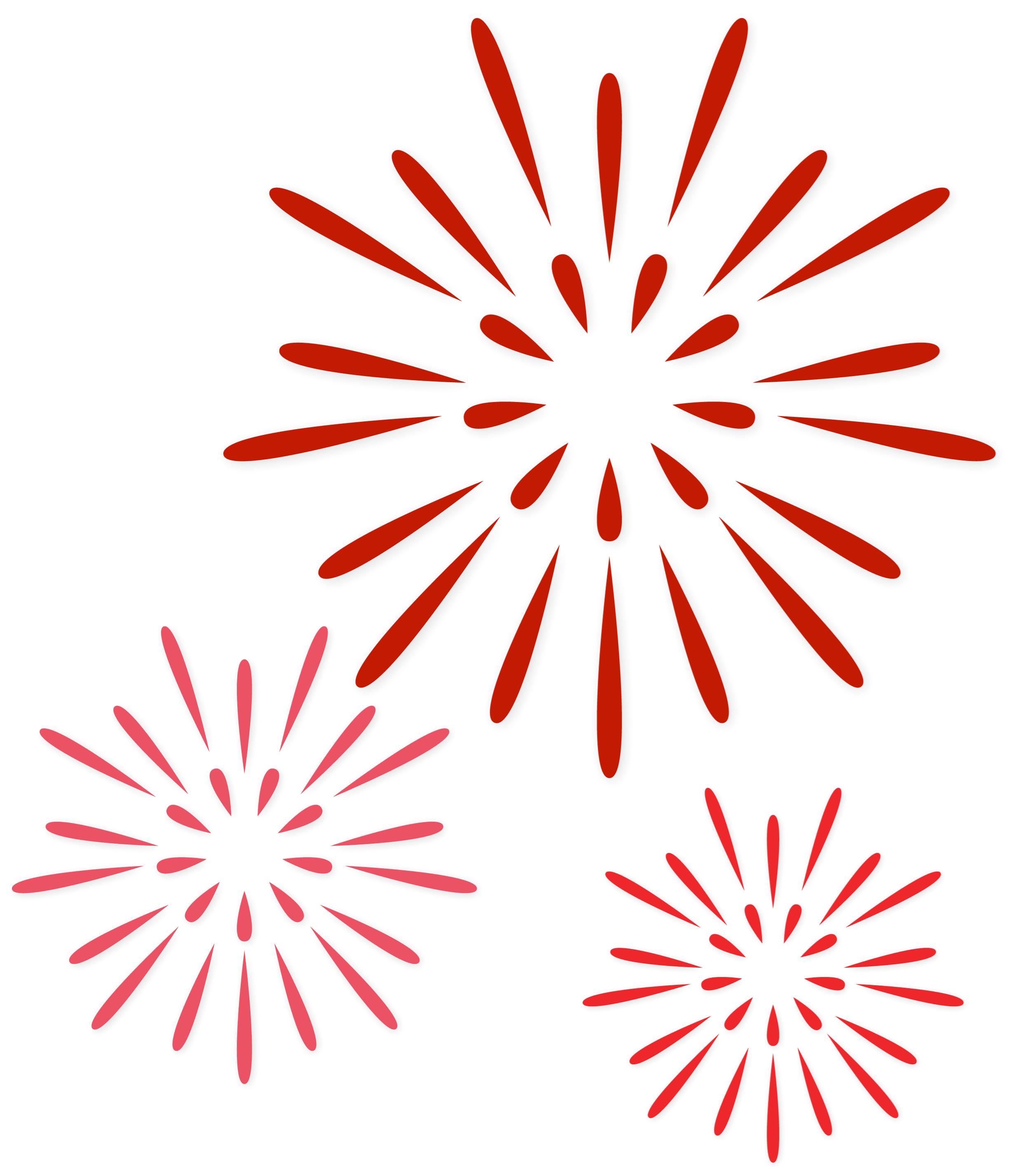icons - fireworks - red