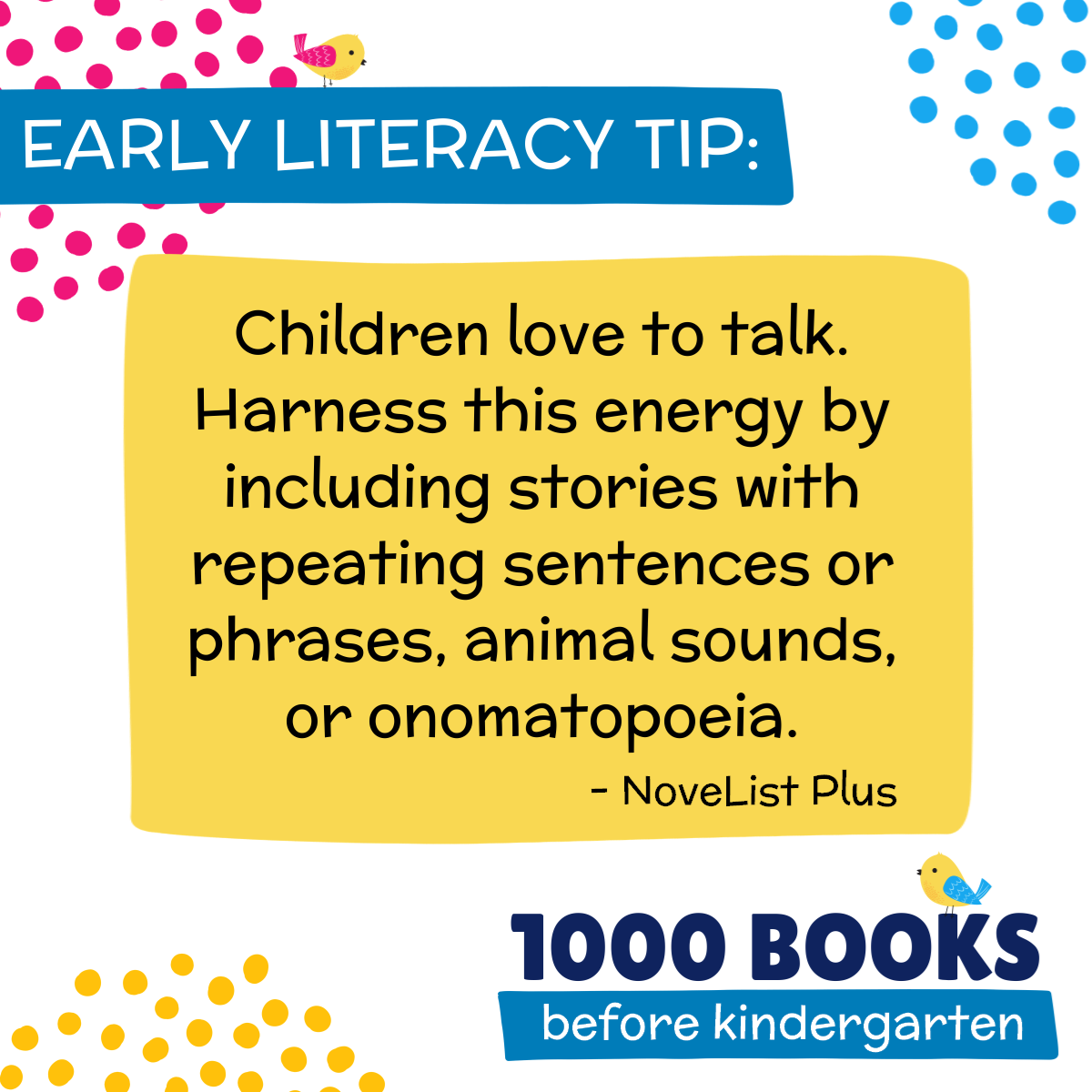 1000 books before kindergarten image