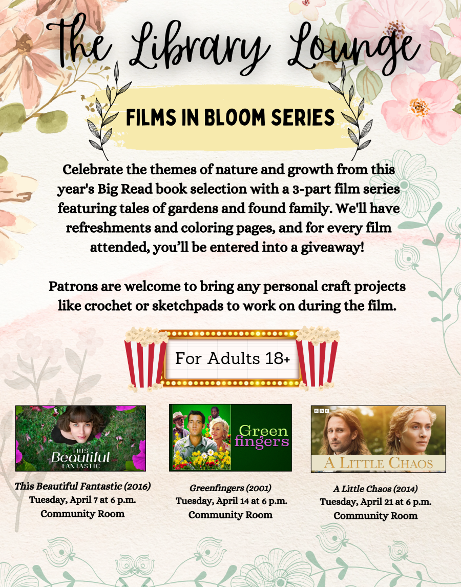 Library lounge poster