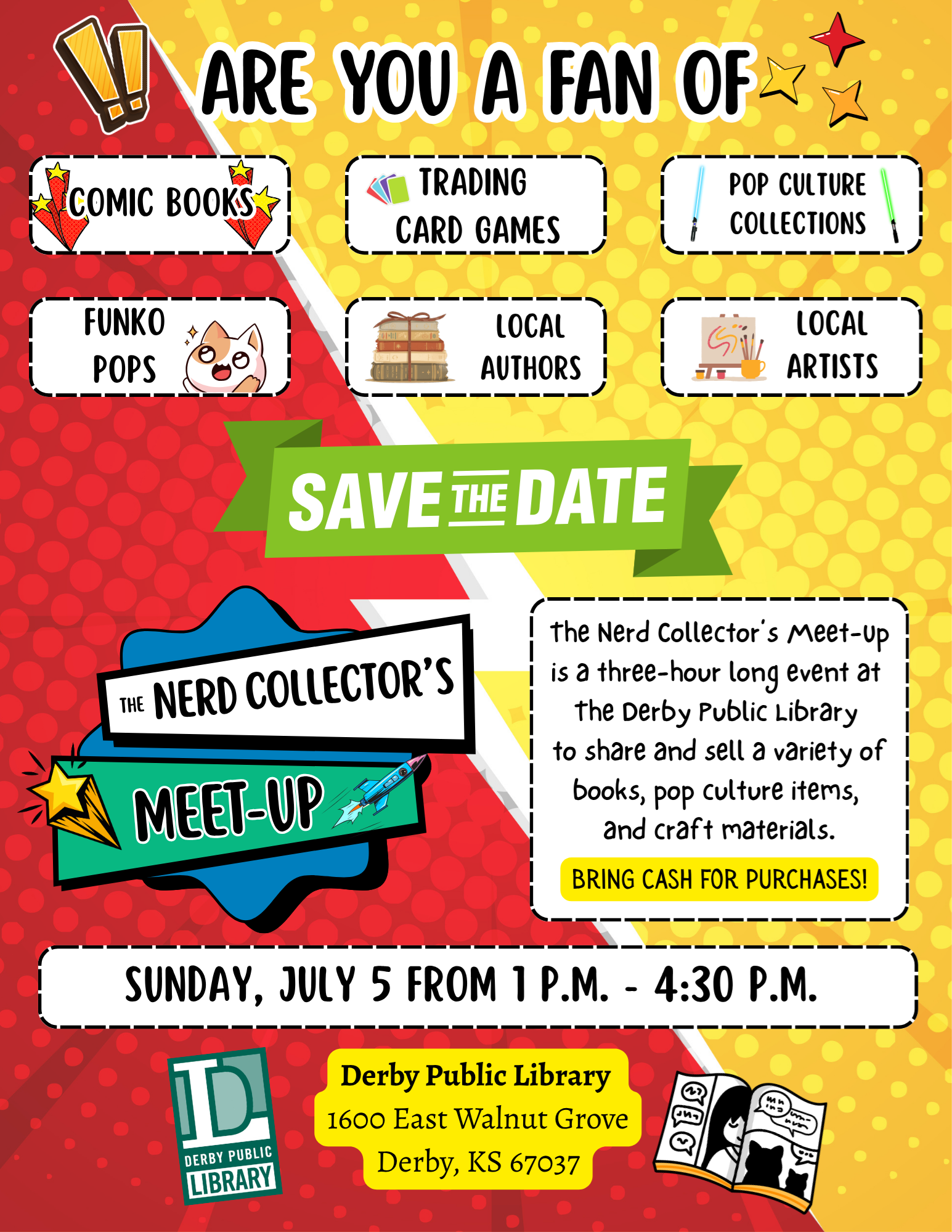 Nerd Collector's Meetup poster