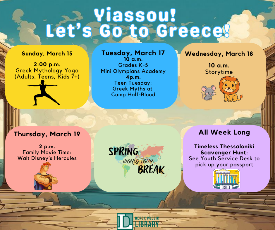 Spring Break World Tour graphic with activities