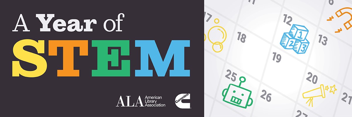 American Library Association A Year of STEM logo