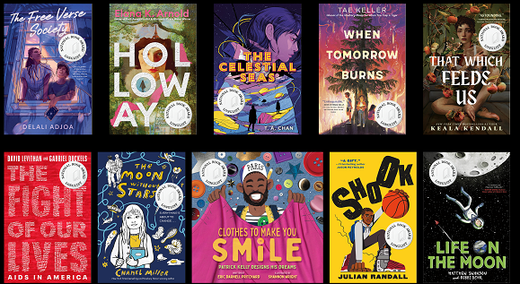 National Book Award Young Peoples Literature book covers