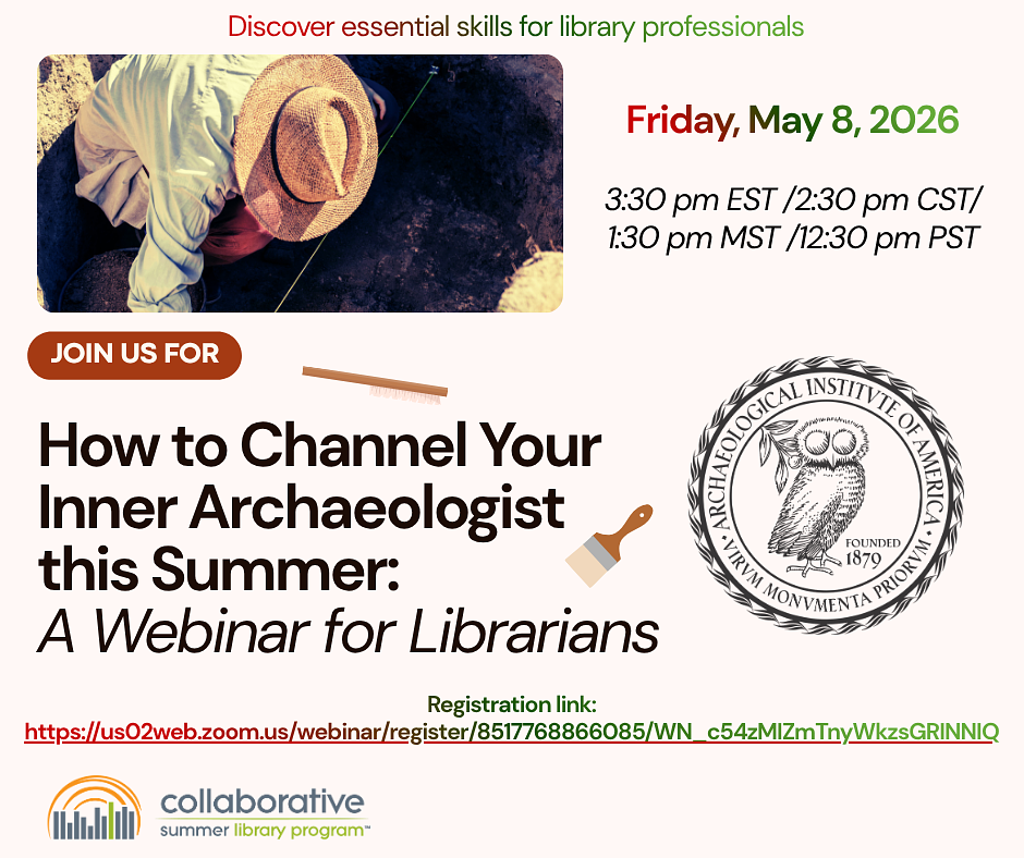 Registration for How to Channel Your Inner Archaeologist 