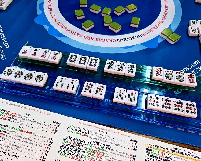 Mahjongg board and tiles