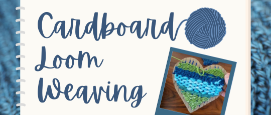 Cardboard Loom Weaving
