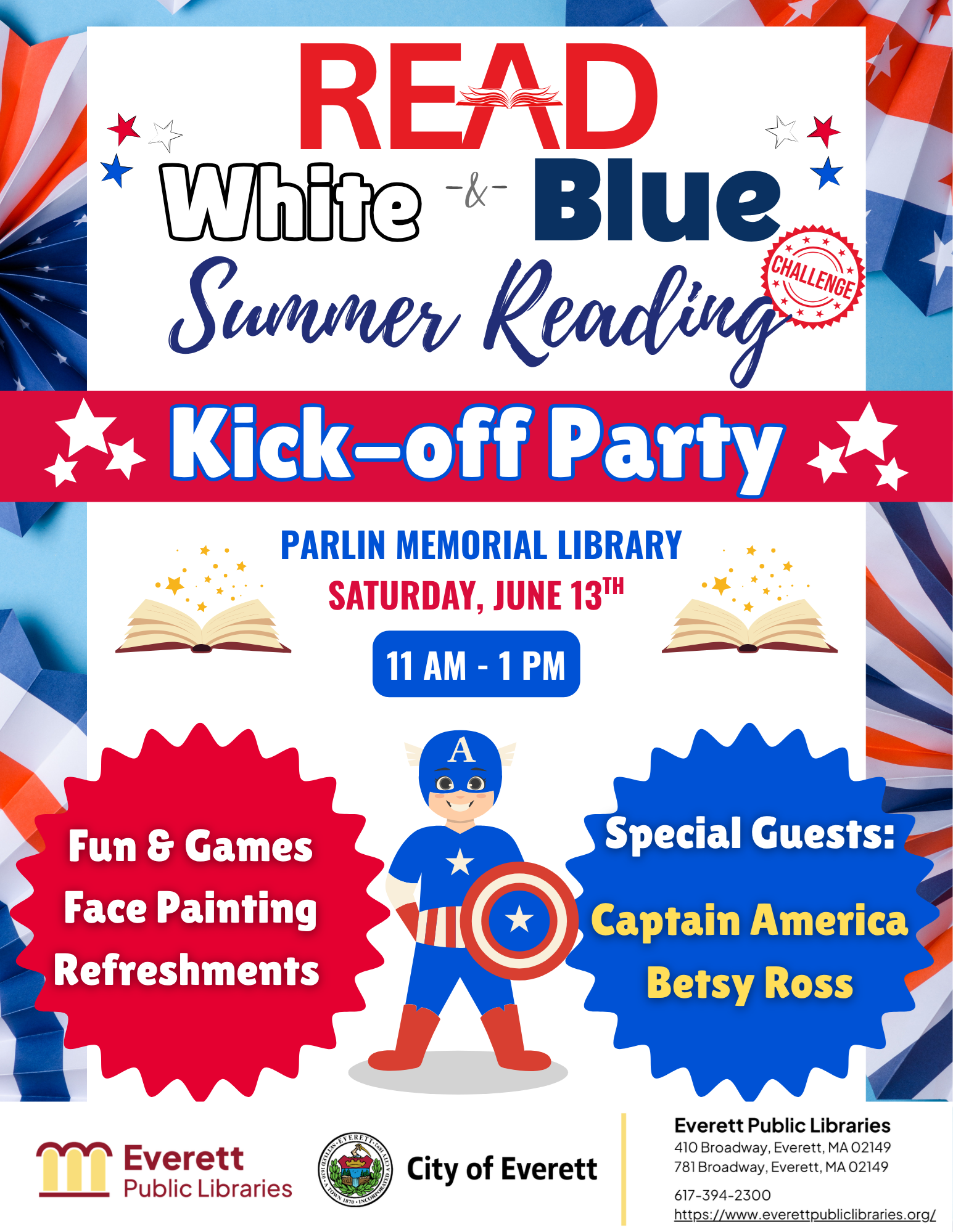 Summer Reading 2026 Kickoff Flier