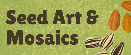 Seed Art and Mosaic with graphics of seeds.