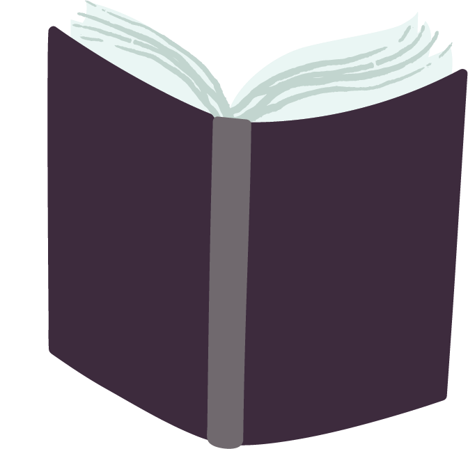 Icons - Open Book - Purple
