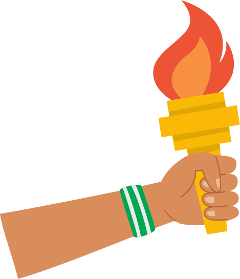 Icons - Olympic Torch - Gold